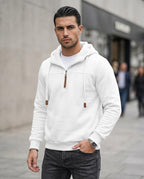 Zumieze - Rimor | Half-Zip Fleece-Lined Hoodie Men