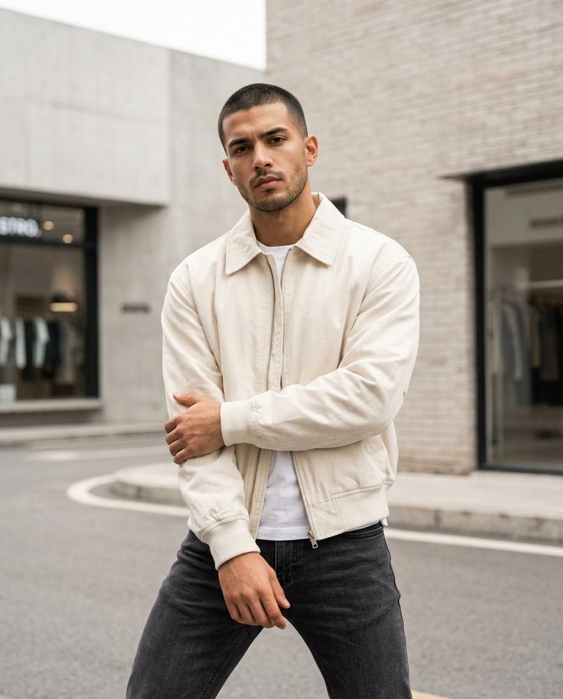 Zumieze - Maral | Zip-Up Stand-Collar Jacket Men