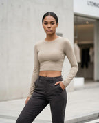 Zumieze - Elvel | Ribbed Cropped Top Women