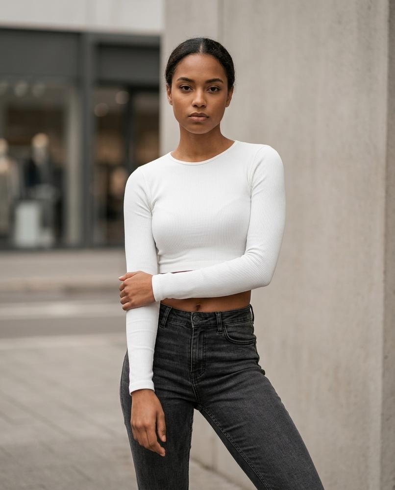 Zumieze - Elvel | Ribbed Cropped Top Women