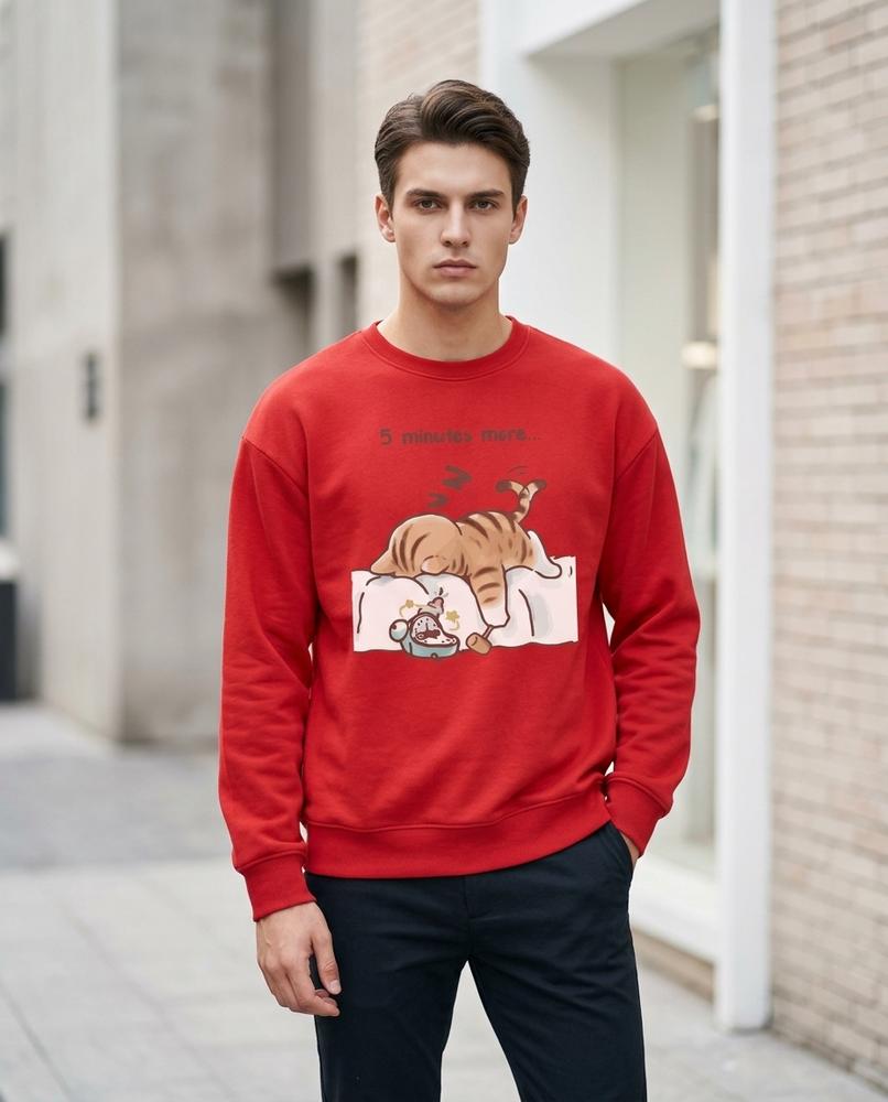 Zumieze - Rasan | Printed Loose-Fit Sweatshirt Women