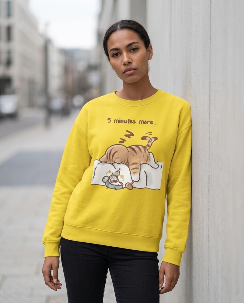 Zumieze - Rasan | Printed Loose-Fit Sweatshirt Women