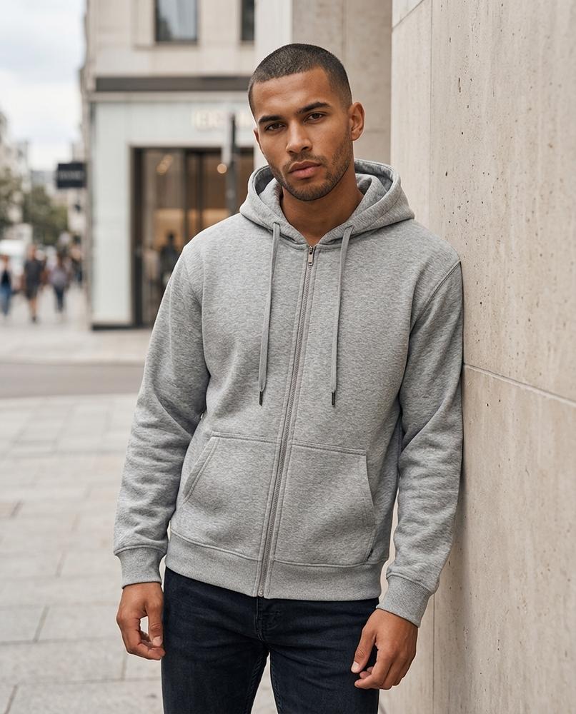 Zumieze - Tidan | Zip-Up Hooded Hoodie Men