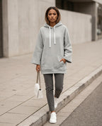 Zumieze - Vamor | Longline Hooded Hoodie Women