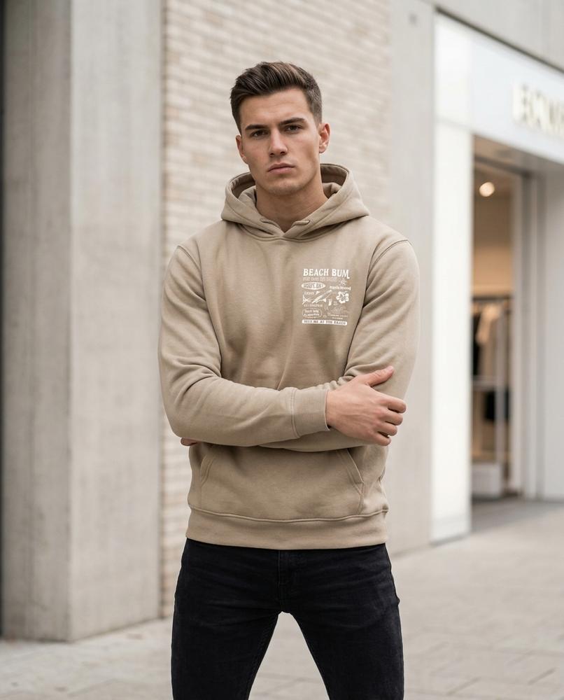 Zumieze - Arlom | Fleece-Lined Printed Hoodie Men