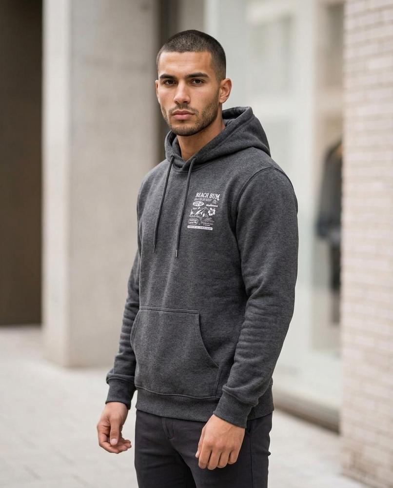 Zumieze - Arlom | Fleece-Lined Printed Hoodie Men
