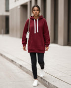 Zumieze - Vamor | Longline Hooded Hoodie Women
