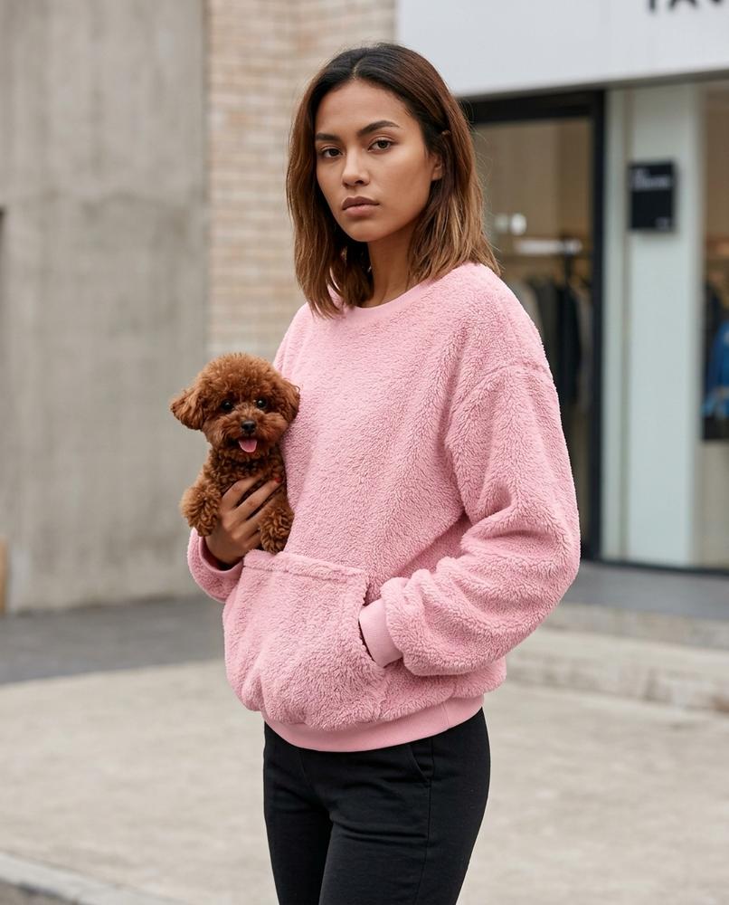 Zumieze - Artal | Sherpa Pocketed Sweatshirt Women