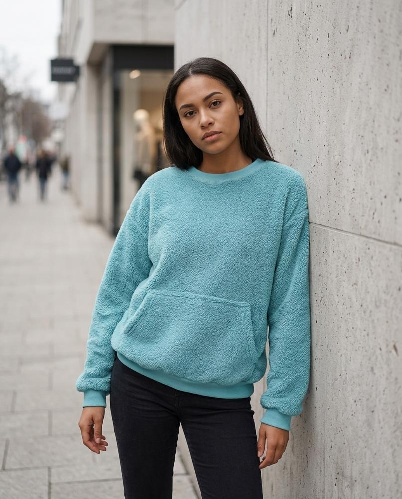 Zumieze - Artal | Sherpa Pocketed Sweatshirt Women
