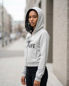 Zumieze - Ralin | Zip-Up Printed Hoodie Women