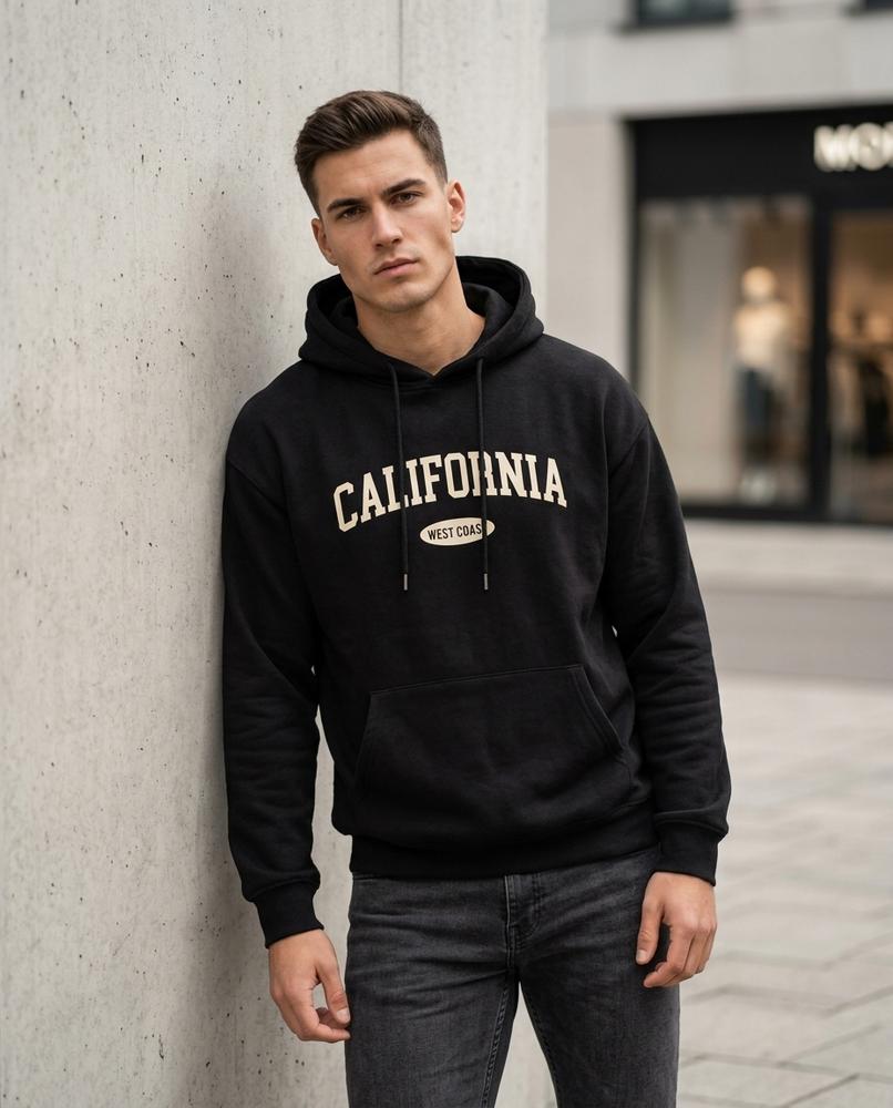 Zumieze - Coron | Printed Relaxed-Fit Hoodie Unisex