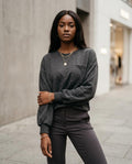 Zumieze - Elsen | Relaxed-Fit Melange Sweatshirt Women