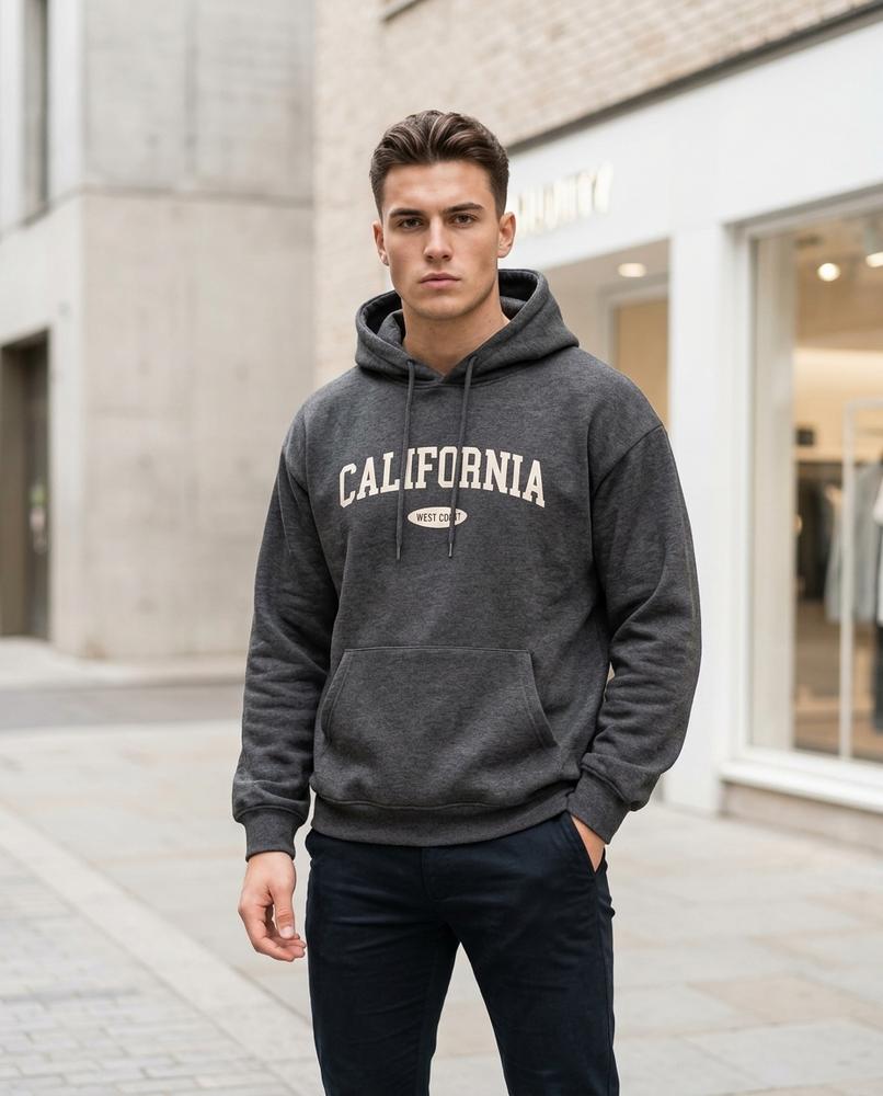 Zumieze - Coron | Printed Relaxed-Fit Hoodie Unisex