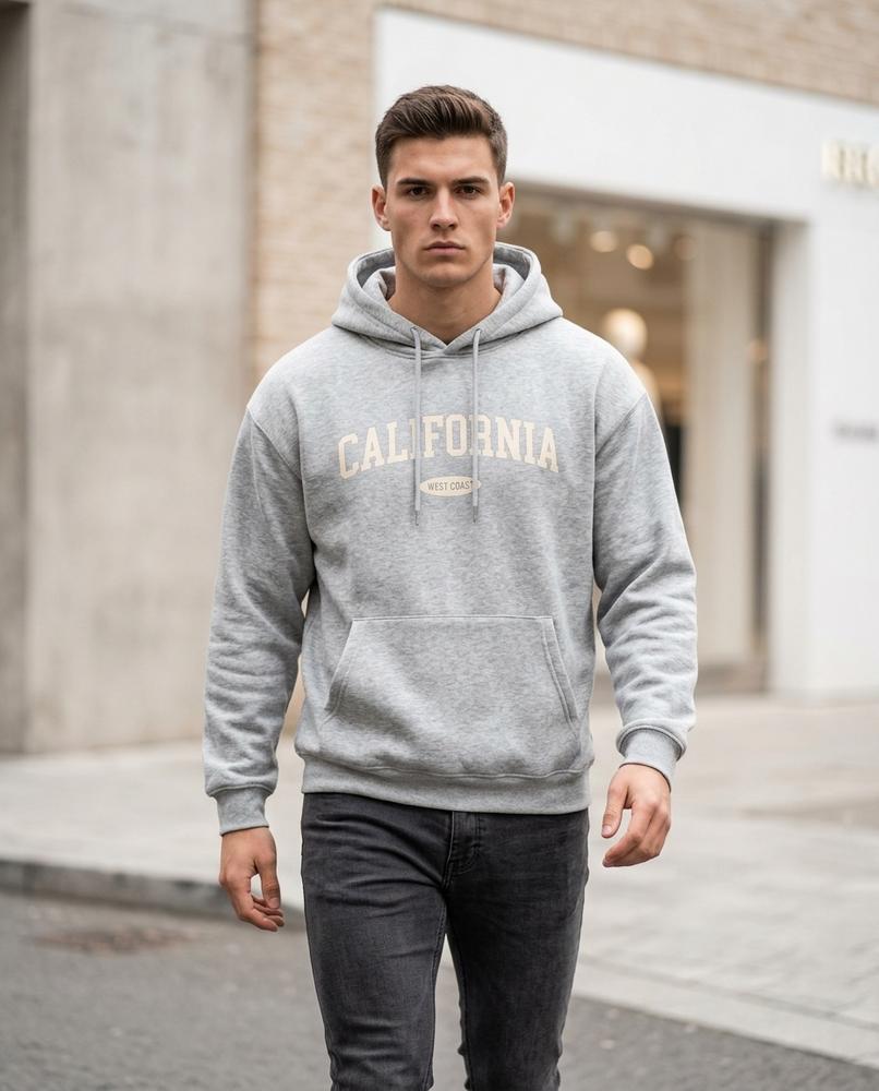 Zumieze - Coron | Printed Relaxed-Fit Hoodie Unisex