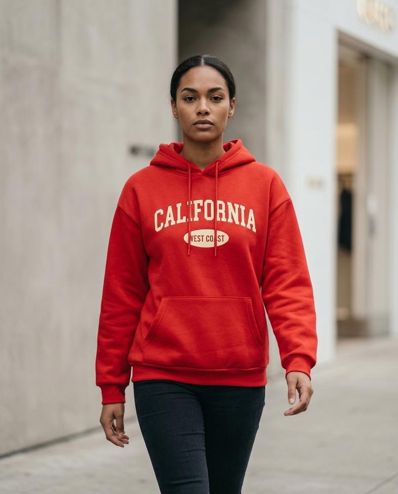 Zumieze - Coron | Printed Relaxed-Fit Hoodie Unisex