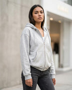 Zumieze - Lymon | Zip-Up Relaxed-Fit Hoodie Unisex