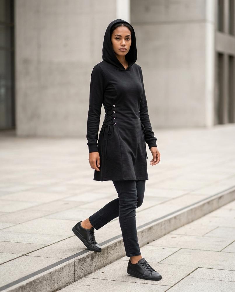 Zumieze - Zezan | Lace-Up Hooded Tunic Women