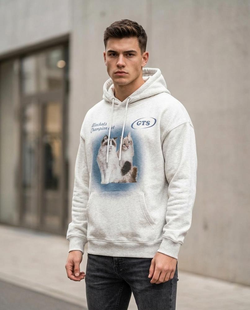Zumieze - Laven | Printed Hooded Hoodie Men