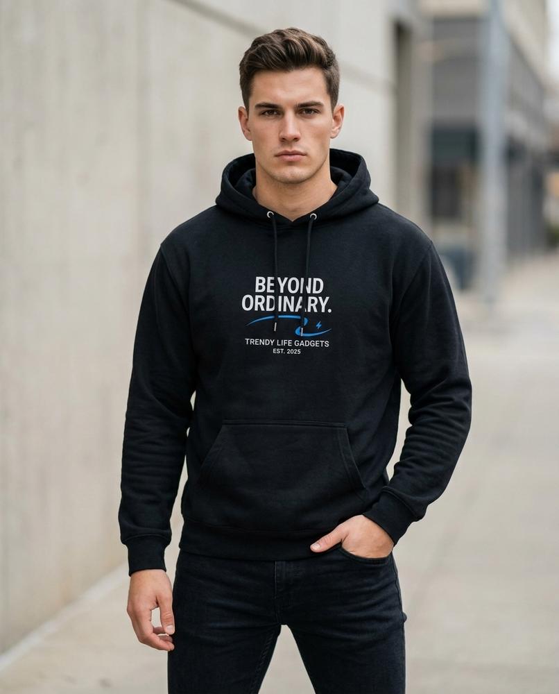 Zumieze - Allar | Printed Cotton Hoodie Men
