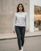 Zumieze - Rodar | Crew-Neck Solid-Color Sweatshirt Women