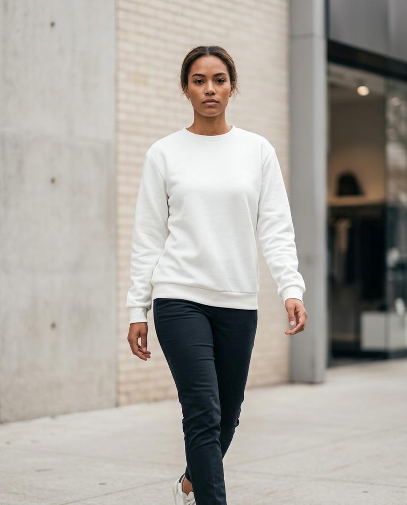 Zumieze - Rodar | Crew-Neck Solid-Color Sweatshirt Women