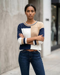 Zumieze - Nesen | Color-Block Knitted Sweater Women