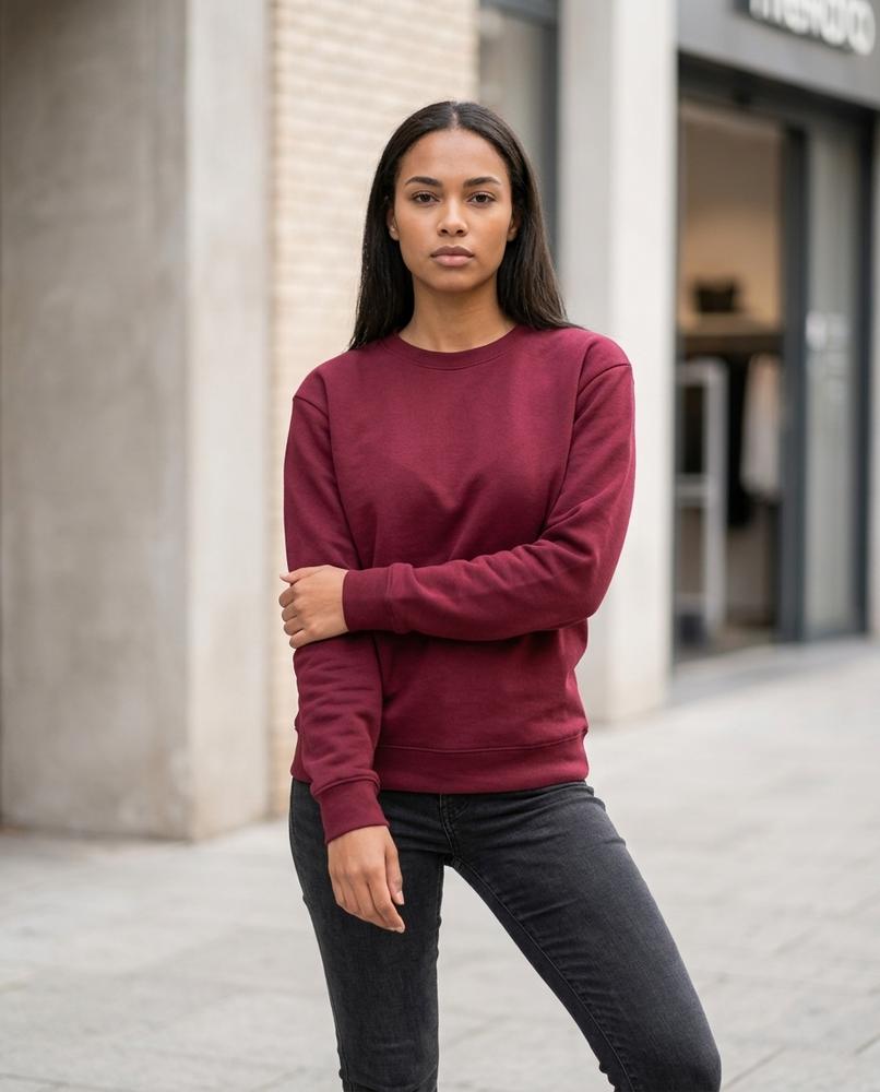 Zumieze - Rodar | Crew-Neck Solid-Color Sweatshirt Women