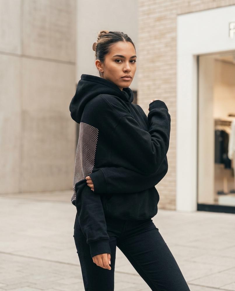 Zumieze - Vidan | Studded Regular Fit Hoodie Women