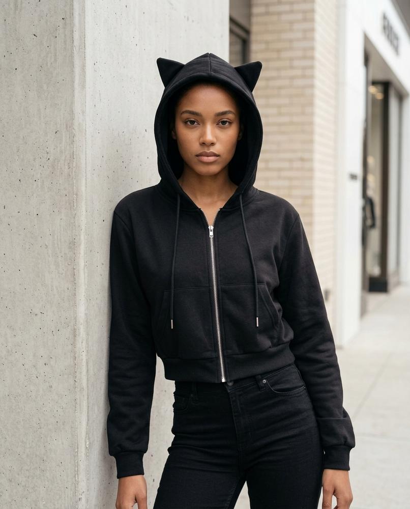 Zumieze - Camar | Zip-Up Cropped Hoodie Women