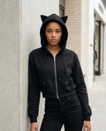 Zumieze - Camar | Zip-Up Cropped Hoodie Women