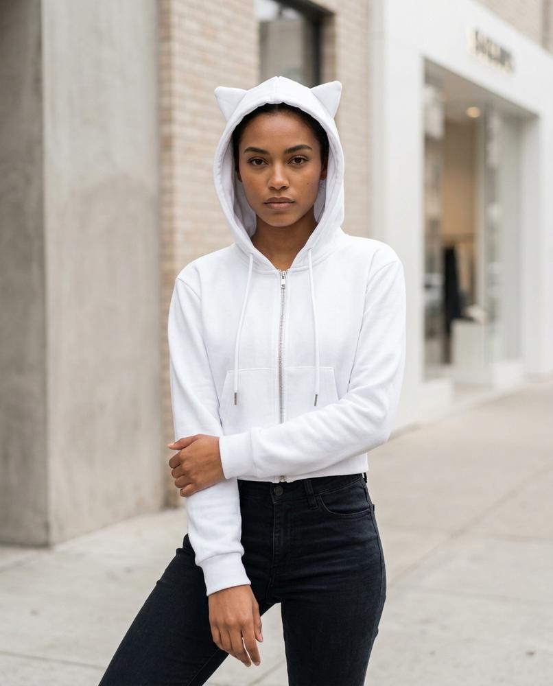 Zumieze - Camar | Zip-Up Cropped Hoodie Women