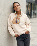 Zumieze - Danav | Fleece Snap-Placket Sweater Women