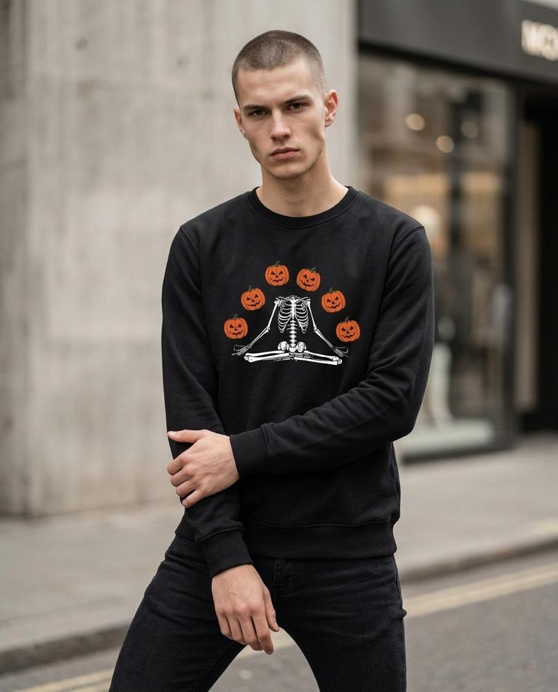 Zumieze - Zatal | Graphic Print Crew Neck Sweatshirt Unisex