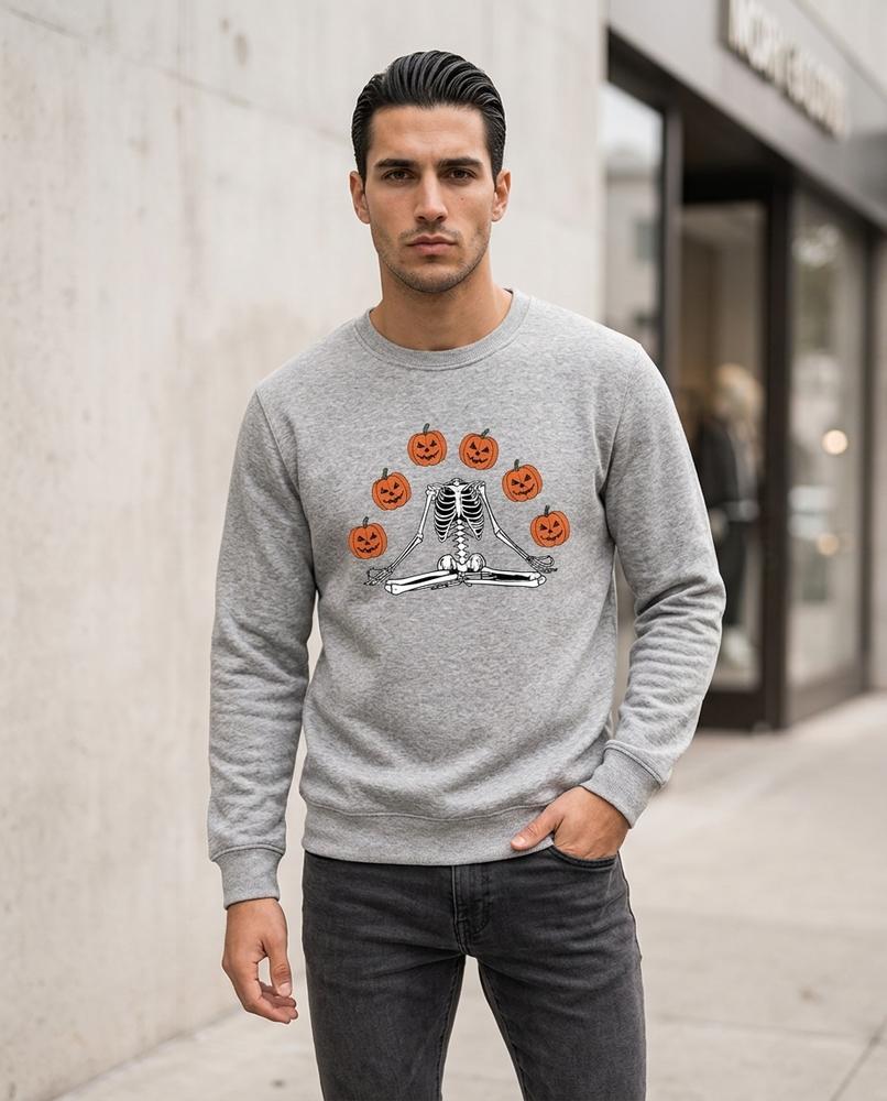 Zumieze - Zatal | Graphic Print Crew Neck Sweatshirt Unisex