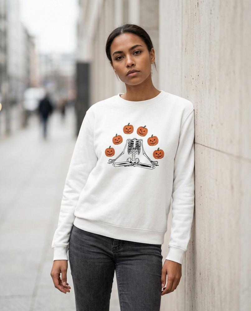 Zumieze - Zatal | Graphic Print Crew Neck Sweatshirt Unisex