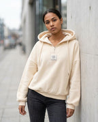 Zumieze - Dalom | Quarter-Zip Relaxed Fit Hoodie Women