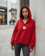Zumieze - Dalom | Quarter-Zip Relaxed Fit Hoodie Women