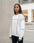 Zumieze - Eldan | Cropped Contrast-Stitched Suit Women