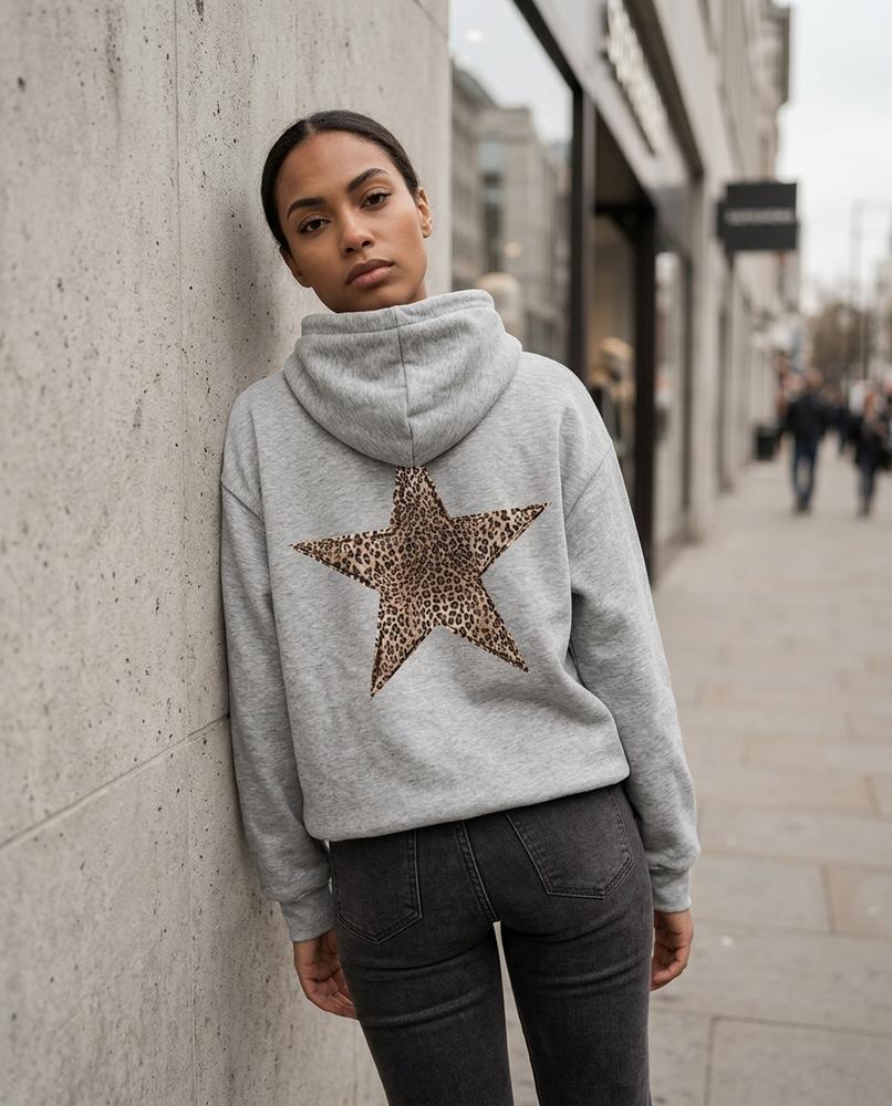 Zumieze - Arnor | Printed Relaxed-Fit Hoodie Women
