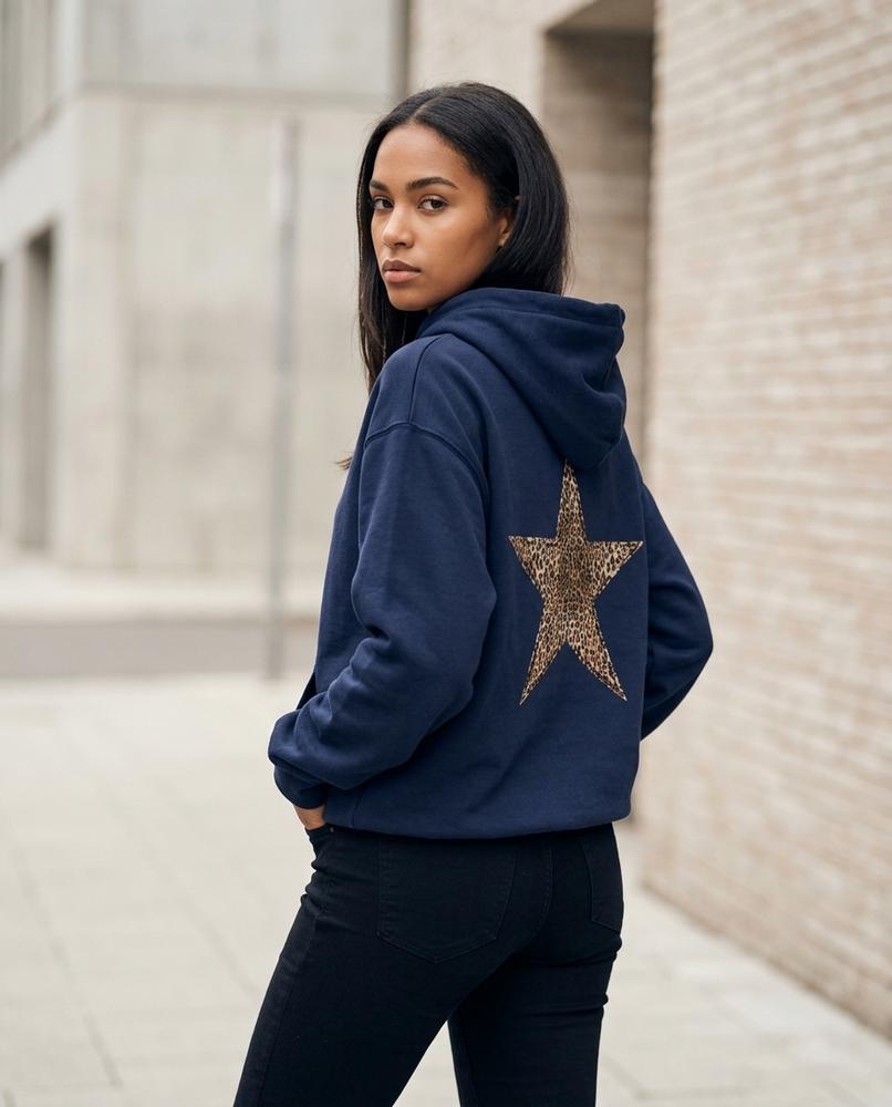 Zumieze - Arnor | Printed Relaxed-Fit Hoodie Women