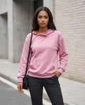 Zumieze - Yokar | Asymmetrical Zip-Neck Hoodie Women