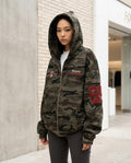 Zumieze - Viken | Zip-Up Camouflage Hoodie Unisex