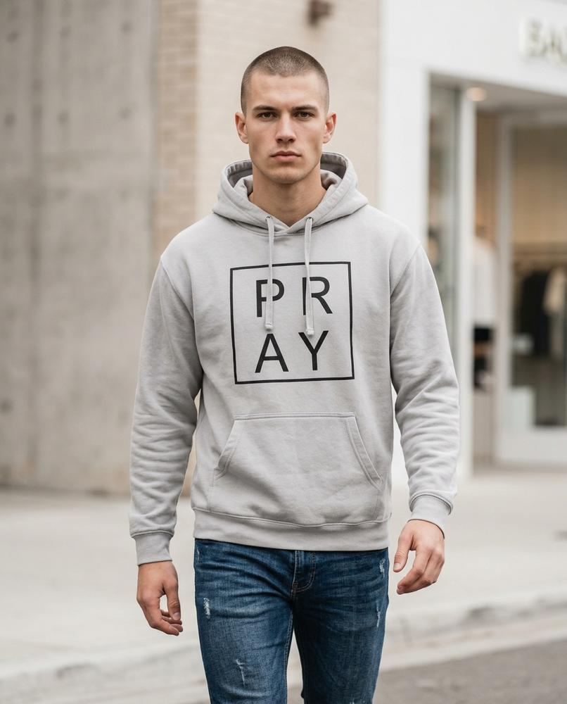 Zumieze - Saron | Graphic-Print Cotton Hoodie Men