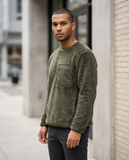 Zumieze - Zemel | High-Pile Crewneck Sweater Men