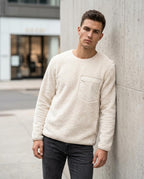 Zumieze - Zemel | High-Pile Crewneck Sweater Men