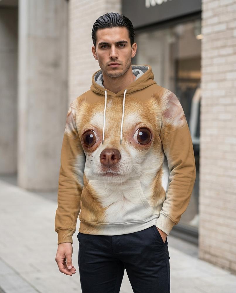 Zumieze - Conal | Printed Hooded Hoodie Men