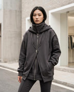 Zumieze - Mamor | Asymmetric Oversized Hoodie Unisex