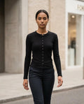 Zumieze - Vilen | Rib-Knit Button-Front Top Women
