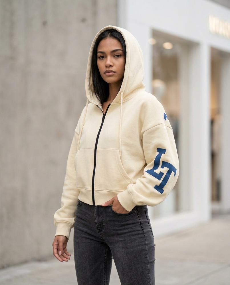 Zumieze - Caver | Zip-Up Printed Hoodie Women