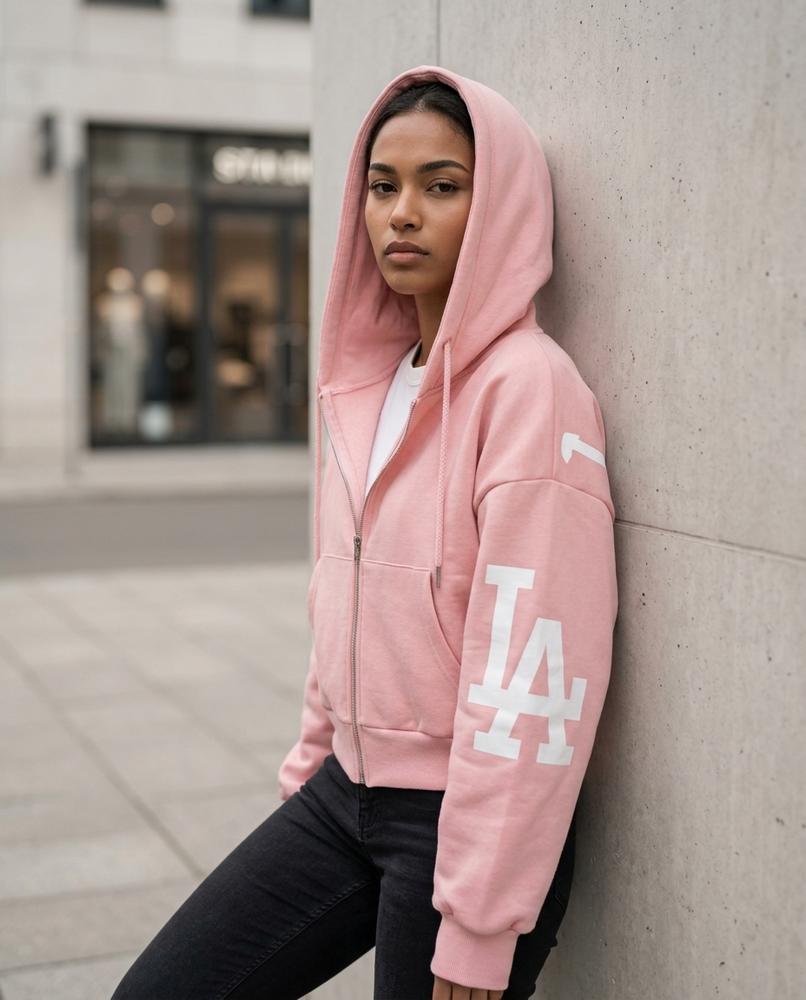 Zumieze - Caver | Zip-Up Printed Hoodie Women